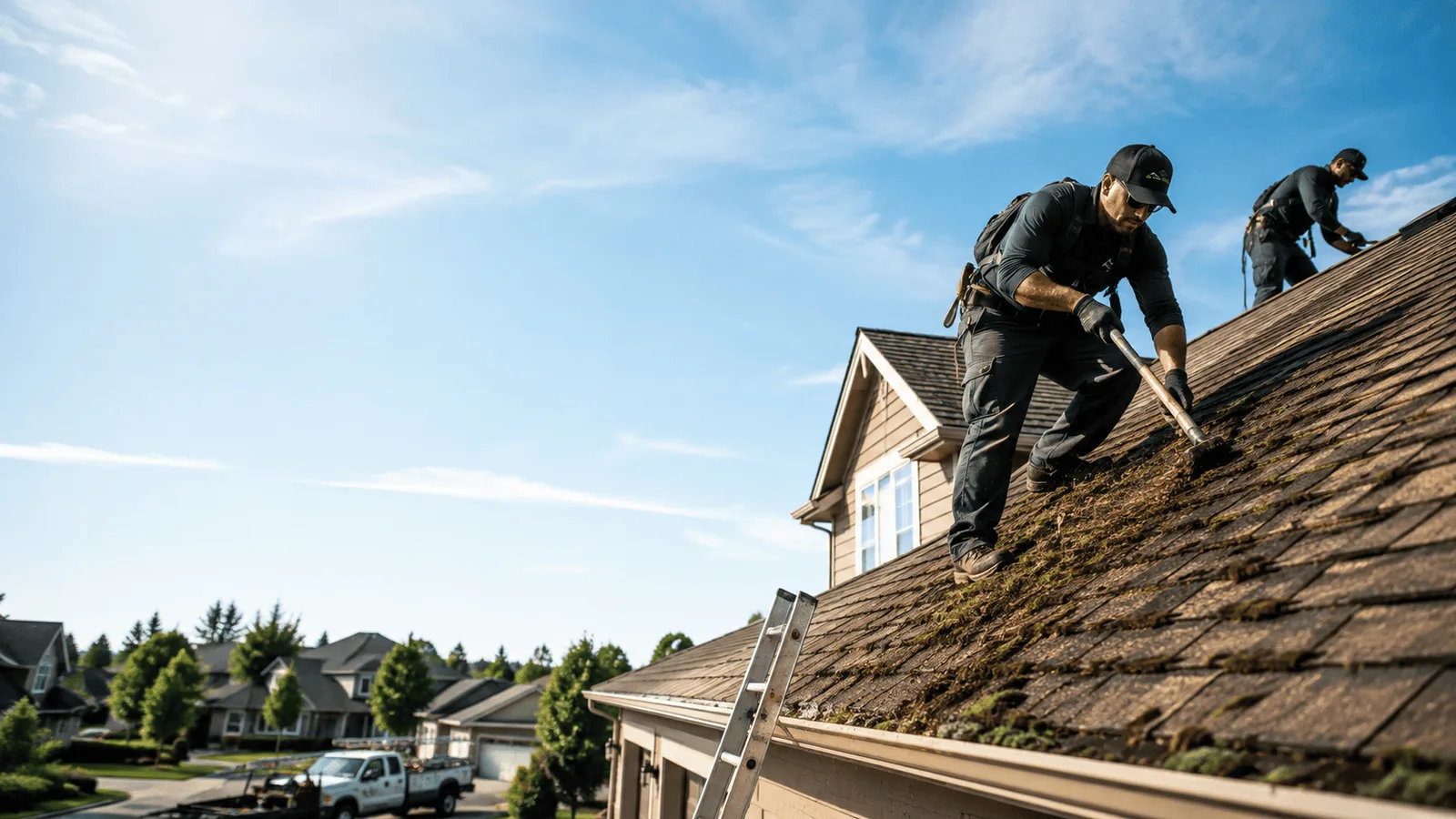 Roof Moss Removal in Chardon, OH near me